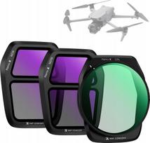 Filtr Kf Zestaw Filtrów 3w1 Polaryzacyjny CPL Gray ND ND8 ND16 do DJI AIR 3S K&F SKU.2341 | SB9345 | 6942052547949