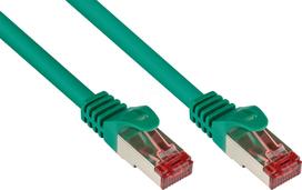 Good Connections RNS Patch Cable with Rastnasenschutz, Cat. 6, S/FTP, PiMF, PVC, 250MHz, green, 50m, Good Connections (8060- 500G) | 8060-500G | 4014619210077