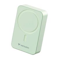 Verbatim Charge 'n' Go Essentials Magnetic Wireless 20000mAh USB-C PD 3.0 Powerbank Green | 32224