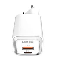 Wall charger LDNIO A2318M USB, USB-C + USB-C - Lightning Cable | A2318M Type C to Lig | 6933138600238