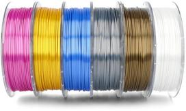Devil Design Filament Startpack PLA 1,75mm - zestaw 6x0,33kg - Silk} | DEV-23545 | 5902280033684