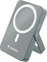 Verbatim , powerbank z adowaniem bezprzewodowym, 5V, adowanie telefonu, 32268, 10 000mAh, Mocowanie magnetyczne, Gray | 32268 | 023942322689