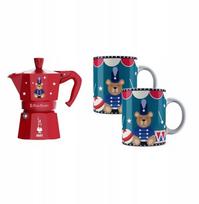 Bialetti Moka Express 6TZ (300 ml) | 2 x 300 ml | Joyful Christmas red | 8006363094887 | 8006363094887