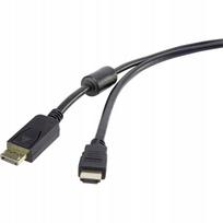 Kabel Renkforce DisplayPort - HDMI 3m Black (RF-3301446) | RF-3301446 | 4053199519934