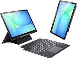 z klawiaturą Dux Ducis (DK series) na Samsung Tab S10 FE+ (Plus) z podświetleniem - czarna | DDS2208 | 6971824155587