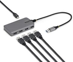 STARTECH.COM 4-Port USB-A Hub 5Gbps Busbetrieben Typ A auf 4x USB-A 3.0 Hub USB-C-Netzteil Port Mini Reisehub-Verteiler USB Splitter | 5G4AC-USB-A-HUB | 0065030906227