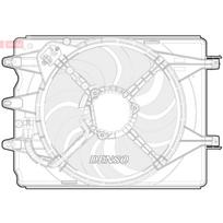 Radiatoriaus ventiliatorius DENSO DER09068