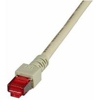 EFB Kabel RJ45 S/FTP Cat.6 LSZH szary czysta miedź z nadrukiem długości na osłonie przeciw zgięciowej opatentowane 40m | K5510.40 | 4049759115647