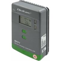 Qoltec Solar charge controller MPPT 20A,12V 24V,2xUSB | 53661 | 5901878536613