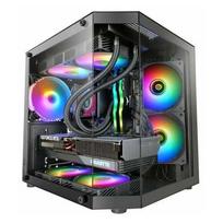 Tacens MARS MC-3TLITE Mini Tower PC Case, Micro-ATX, 1 Fan, Black | TACMARS-MC3TLITE | 8435693111436