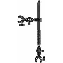 Motorcycle/bicycle mount PULUZ with a single clamp and selfie stick 150 cm | PU496B | 5906168438615