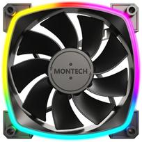 Wentylator Montech Zestaw wentylatorów RX120 ARGB PWM Reverse Black 120mm (3-pak) | RX120 PWM Black 3 in 1 | 4710562748246
