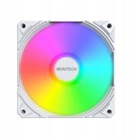 Wentylator Montech Zestaw wentylatorów E28 ARGB PWM White 120mm (3-pak) | E28 ARGB 3 in 1 Pack (W) | 4710562741346