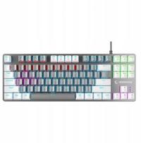 Rampage Snug RGB KRGD Blue Mechanical Gaming Keyboard Gray and White | SNUGK14BS-GW | 8680096144400