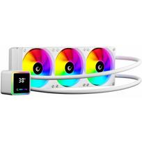 Rampage INFINITE V360 360MM ARGB Water Cooler, Temperature Gauge, White | INFINITEV360-WHITE | 8680096147265