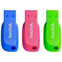 Pendrive SanDisk Cruzer Blade (3 sztuki), 16GB (SDCZ50C-016G-B46T) | SDCZ50C-016G-B46T | 0619659153755