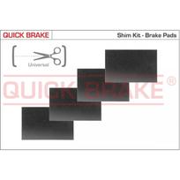 Stabdž. kaladėlių cypimą slopinanti folija QUICK BRAKE W1299