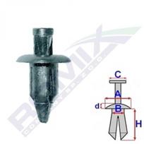 Plastikiniai laikikliai ROMIX B22085 LEXUS, SUZUKI, TOYOTA