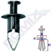 Plastikiniai laikikliai ROMIX B22110 LEXUS, MITSUBISHI, TOYOTA