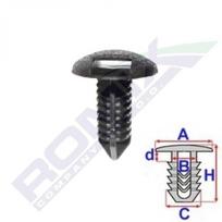 Plastikiniai laikikliai ROMIX C60643 LEXUS, TOYOTA