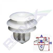 Plastikiniai laikikliai ROMIX A175048 DAEWOO, HONDA, SUBARU, SUZUKI, TOYOTA