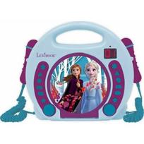 Lexibook LEXIBOOK RCDK100FZ CD-Player Frozen AM/FM Radio 2xmicrophones heaphones plug Top-loader AUX-IN batteries LED Display - RCDK100FZ | RCDK100FZ | 3380743063430