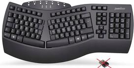 Klawiatura Perixx Perixx PERIBOARD-612B DE, ergonomic keyboard, dual mode, wireless/Bluetooth, Windows/Mac, black | 57151C | 4049571000107