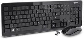 Klawiatura + mysz InLine ® Keyboard & Mouse Set USB 2.4G wireless układ max. 1600dpi black | 55368A | 4043718282098