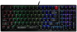 Klawiatura A4Tech A4tech Bloody S98 Black RGB mechaniczna klawiatura gamingowa USB CZ | S98-BK | 4711421991742