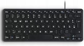 Klawiatura Perixx Perixx PERIBOARD-416 EN, wired, USB mini keyboard with 4 hubs, black | 57150P | 4049571010588