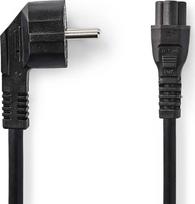 Kabel zasilający Nedis Nedis CEGL10100BK30 kabel zasilające Black 3 m Wtyczka zasilająca typu F IEC C5 | CEGL10100BK30 | 5412810425129