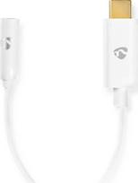 Kabel USB Nedis CCBW65950WT015 kabel audio 0,15 m 3.5mm USB Type-C White | CCBW65950WT015 | 5412810313013