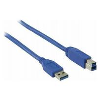 Kabel USB Nedis USB-A - USB-B 3 m Blue (CCGP61100BU30) | CCGP61100BU30 | 5412810275205