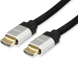 System przekazu sygnału AV Equip Equip HDMI UHS E.Gewebe 2.1 A-A St/St 10.0m 8K60Hz HDR    sw | 119385 | 4015867228340