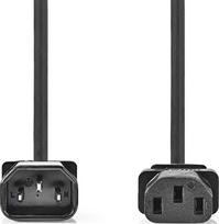 Nedis CEGL10500BK50 kabel zasilające Black 5 m IEC C14 IEC 320 | CEGL10500BK50 | 5412810425259