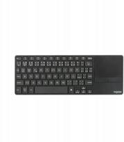 Klawiatura Rapoo RAPOO Klawiatura E2810M Bezprzewodowa 2.4GHz Bluetooth CZ/SK Black | 6940056131324 | 6940056131324