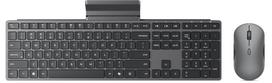 Lenovo 700 Modern keyboard Mouse included Office RF Wireless + Bluetooth US English Grey | GX31S04959 | 0195892125945