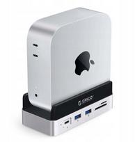 Stacja dokująca Orico MiniDock 10w1 z kieszenią na dysk twardy SSD - srebrna | 6942227173270 | 6942227173270