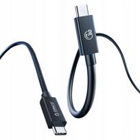 Orico Kabel Orico USB4 Thunderbolt5 80Gbps 240W USB-C do USB-C 2m - Black | 6942227173232 | 6942227173232