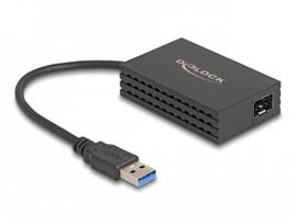 Karta sieciowa Delock Adapter sieciowy USB 3.0 Gigabit SFP x 1 Black | 66463 | 4043619664634