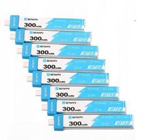 BetaFPV BetaFPV BT2.0 300mAh 8-pack | Zestaw baterii do dronów 1S | 3.8V, 300mAh | RDCETUSBT | 0728314137037