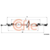 Mechaninės pavarų dėžės trosas COFLE 2CB.RE004