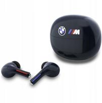Bezprzewodowe słuchawki dokanałowe Bluetooth TWS BMW Printed Logo granatowy | BMW945 | 3666339593902