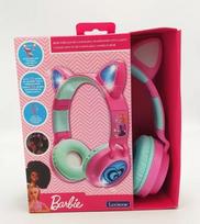 Słuchawki Lexibook Barbie Cat’s ears shape wireless rechargeable headphones with lights | 3380743102306 | 3380743102306
