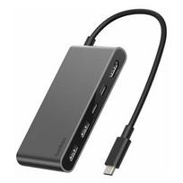 Belkin Hub USB-C, 2 x USB-A, 2 x USB-C PD 100W, HDMI 2.0 4K, 5Gbps, szary | AVC022HQSGY | 0745883924295