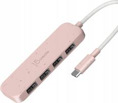 j5create JCH341ER USB 3.2 Gen 1 (3.1 Gen 1) Type-C 10000Mbit/s Pink | JCH341ER-N | 4712795087772