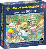 Jan Van Haasteren - Camping in the Forest (1000 pieces)