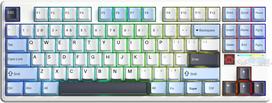 AULA Gasket F87 Pro V2 Glacier Blue Star Vector RGB Keyboard | AUF87PV2-GB-SV | 6978080502612