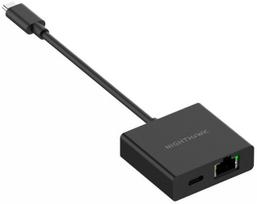 Adapter USB NETGEAR USB-C - RJ-45 + USB-C Black  (USB2ETH-10000S) | USB2ETH-10000S | 606449172676