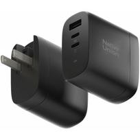 Native Union 67W USB-C PD 3-Port Fast GaN Wall Charger Black | FAST-PD67-BLK-2CA | 4895200480105